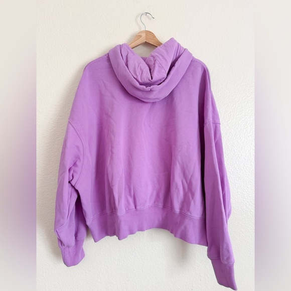 Nike Center Swoosh Phoenix Hoodie Sweatshirt Pink/Fuchsia Size M Oversized - Picture 2 of 5